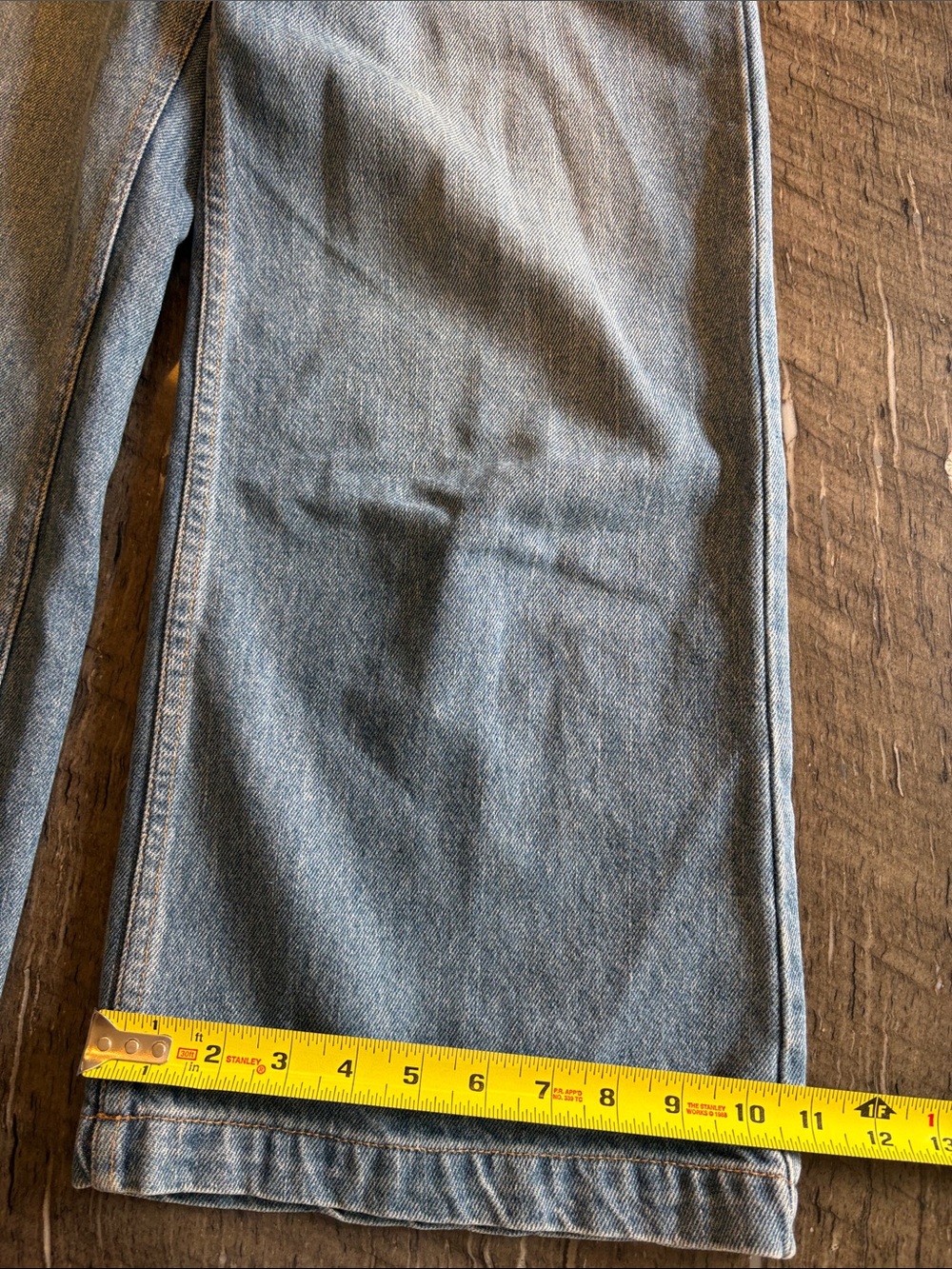 Caron Callahan Andes Pant in Washed 70s Light Blue Wide-Leg Trouser Jeans ($355) - Picture 11 of 12